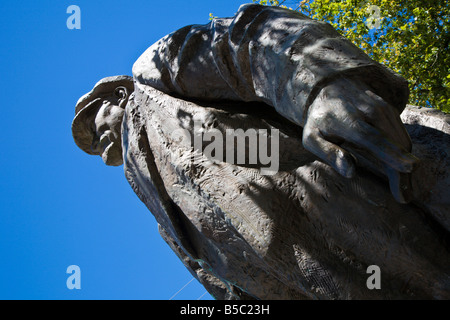 Sculpture en bronze de Lénine de Fremont près de Seattle, Washington, USA Banque D'Images