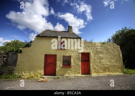 Chalet sur la péninsule de Dingle Banque D'Images