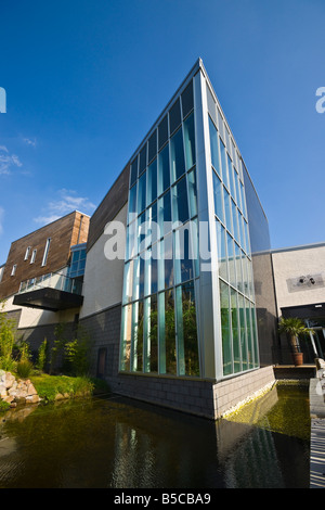 Sentier de Budongo building 2008 Edinburgh Zoo chimpanzé chambre architectes Cooper Cromar Banque D'Images