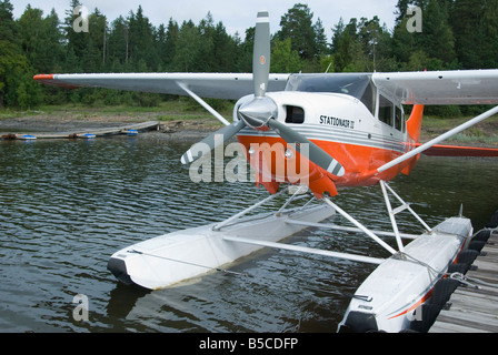 Hydravion Cessna 210G 206 Banque D'Images