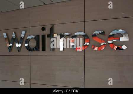 Waitrose, Westfield Shopping Centre ouvre ses portes, Shepherd's Bush , Octobre 30, 2008 à Londres Photo : pixstory / Alamy Banque D'Images