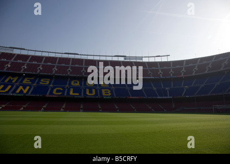 FC BARCELONE CAMP NOU, stade de football BARCELONAFC FCBARCELONA ESPAGNE Banque D'Images