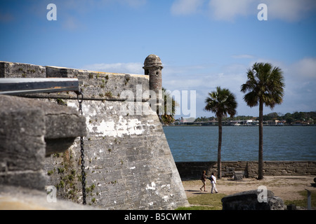 Castillo de San Marcos national monument St Augustine en Floride Banque D'Images