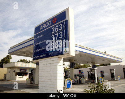 Arco gas station à San Jose California USA Banque D'Images