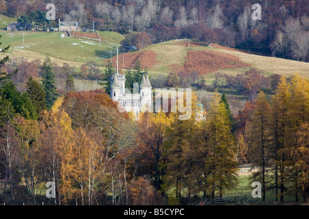 Le château de Balmoral, Royal Deeside, Scotland UK Banque D'Images