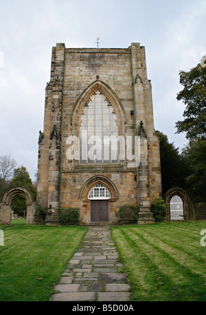 Les vestiges de l'abbaye de Beauchief à Sheffield, Yorkshire, Angleterre Banque D'Images
