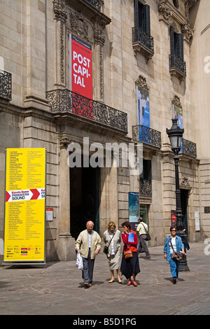 Palau de la Virreina, Musée de La Rambla, la rue, la ville de Barcelone, Catalogne, Espagne, Europe Banque D'Images