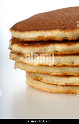 Grande pile de crêpes américaines Banque D'Images