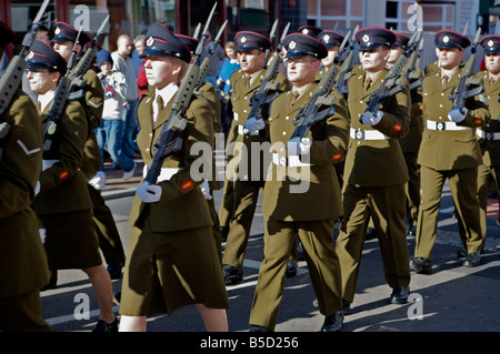 Tunbridge Wells a donné la liberté de l'arrondissement au 579 e Escadron de neutralisation des explosifs et des bénévoles le Sam 18 Oct 2008 Banque D'Images