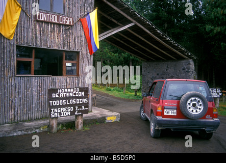 Entrée privée, Parc National Cotopaxi, Parc National Cotopaxi, Province de Cotopaxi, Equateur, Amérique du Sud Banque D'Images