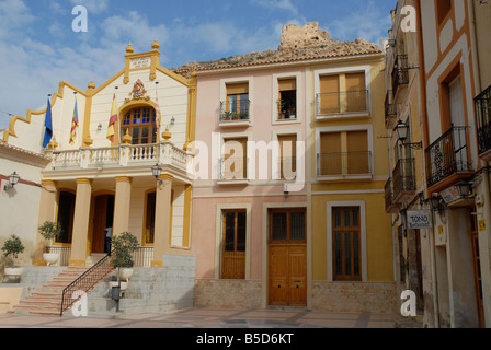 Hôtel de Ville / Ayuntamiento de Busot, Busot, Province d'Alicante, Communauté Valencienne, Espagne Banque D'Images