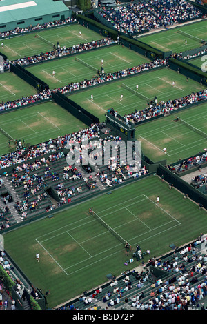 Vue aérienne de Wimbledon, Angleterre, Europe Banque D'Images