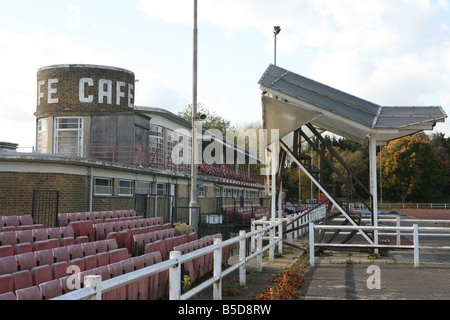 La reine Elizabeth II, l'Âne du stade Lane, Enfield Banque D'Images