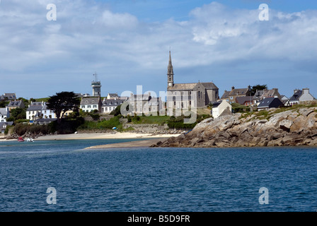 L'île de Batz Bretagne Finistere Banque D'Images