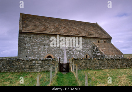 L'église de St Moluag, près de Port de Ness, l'île de Lewis, Hébrides extérieures, en Écosse Banque D'Images