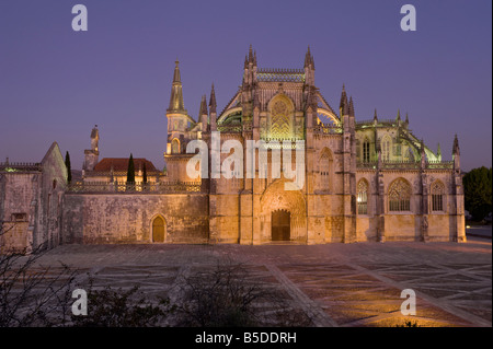 Le district de Ribatejo Portugal Costa da Prata Batalha Monastère de Santa Maria da Vitoria Banque D'Images