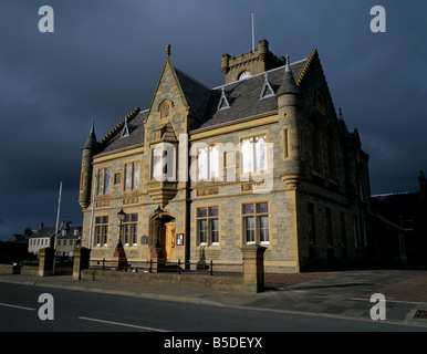 Hôtel de ville datant du xixe siècle, Lerwick, Mainland, Shetland, Ecosse, Europe Banque D'Images