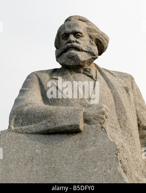 K. Marques (Karl Marks) monument, statue, révolution Squire, Moscow , Russie Banque D'Images