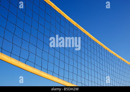 Filet de volley-ball de plage Méditerranée Chypre protaras Banque D'Images