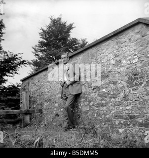 Le Marquis de Bath vu ici à Longleat house. Janvier 1961 Banque D'Images