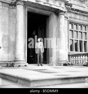 Le Marquis de Bath vu ici à Longleat house. Janvier 1961 Banque D'Images