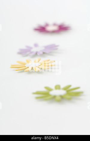 Fleurs en tissu, close-up Banque D'Images