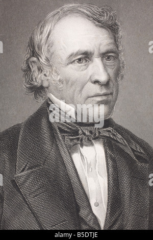 Zachary Taylor, 1784 - 1850. Chef militaire américain et 12ème président des États-Unis d'Amérique. Banque D'Images