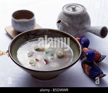 Korean Food Soup Banque D'Images