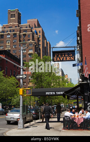 Pete's Tavern sur place Irving, de Gramercy Park District, Manhattan, New York City, New York, USA, Amérique du Nord Banque D'Images