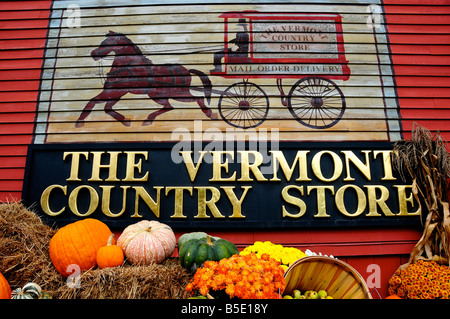 Le Vermont Country Store, Weston, Vermont, Etats-Unis Banque D'Images