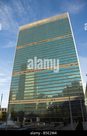 Bâtiment de l'Organisation des Nations Unies, Manhattan, New York, New York State, USA, Amérique du Nord Banque D'Images