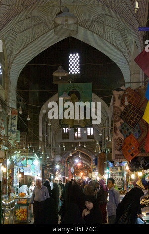 Bazar e Bozorg à Esfahan Iran Banque D'Images