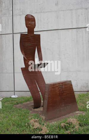 Une sculpture en hommage aux victimes de l'holocauste au Musée de l'holocauste, à Richmond en Virginie Banque D'Images