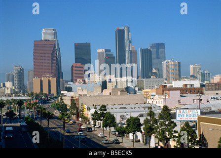 Skyline Los Angeles California United States of America North America Banque D'Images