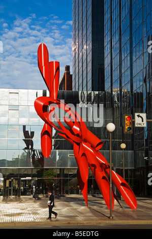 Sculpture par Alexander Liberman, Leadership Square, Oklahoma City, Oklahoma, USA, Amérique du Nord Banque D'Images