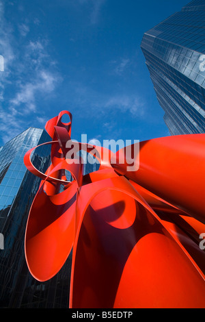 Sculpture par Alexander Liberman, Leadership Square, Oklahoma City, Oklahoma, USA, Amérique du Nord Banque D'Images