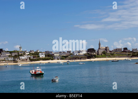 L'île de Batz Bretagne Finistere Banque D'Images