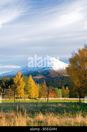 Station House est une montagne surplombant le Loch Rannoch à Perth et Kinross, Scotland UK 1118 SCO Banque D'Images