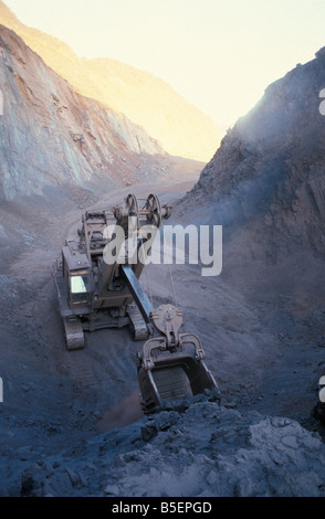 Mine de fer mauritanie Zouerate Zouérat Zoueratt est une ville du nord de la Mauritanie dans la région de Tiris Zemour Ville dan Banque D'Images