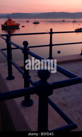 Sauvetage à Exmouth Exmouth docks, Devon, UK Banque D'Images