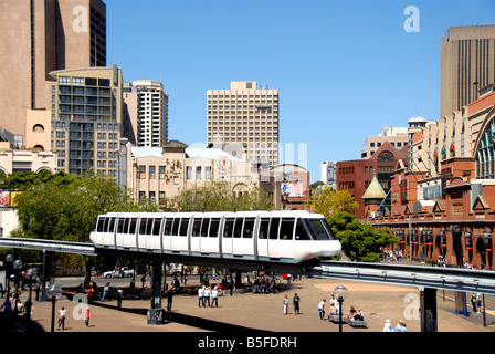 Sky train Sydney Australie Banque D'Images