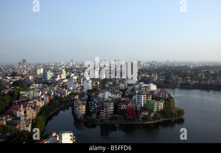 Vue sur Hanoi à partir de l'hôtel Sofitel Plaza Hotel Banque D'Images