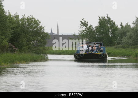 La direction générale de la Forth Glasgow and Clyde Canal de Maryhill Serrures à Port Dundas Banque D'Images