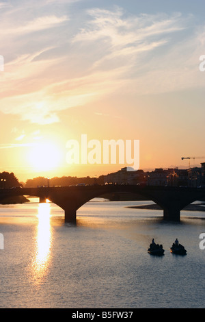 Ponte alla Carraia, Florence, Italie Banque D'Images