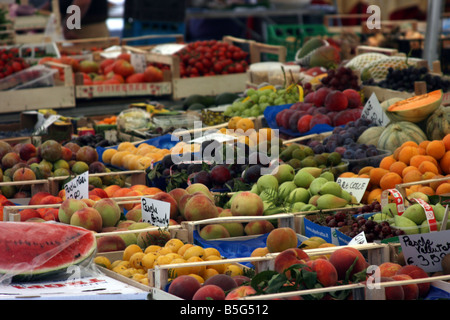 Campo de' Fiori street market, Rome, Italie Banque D'Images