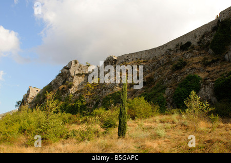 Le Fort de la Dalmatie Klis Banque D'Images