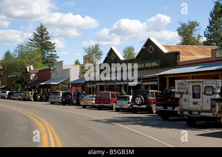 La petite ville de Winthrop Washington Banque D'Images