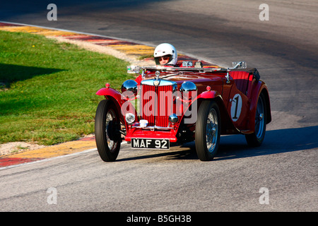 Elkhart Lake Vintage Festival 2008 Road America dans le Wisconsin Banque D'Images