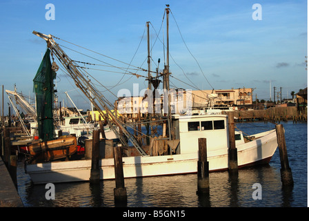 bateau de crevettes Banque D'Images