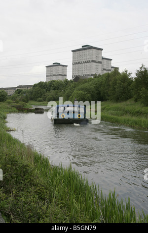 La direction générale de la Forth Glasgow and Clyde Canal de Maryhill Serrures à Port Dundas Banque D'Images